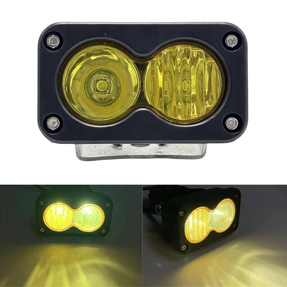 20 واط LED المصباح 3 بوصة مربع - مراجعة Universal Motorcycle Led Headlight Projector وسعره