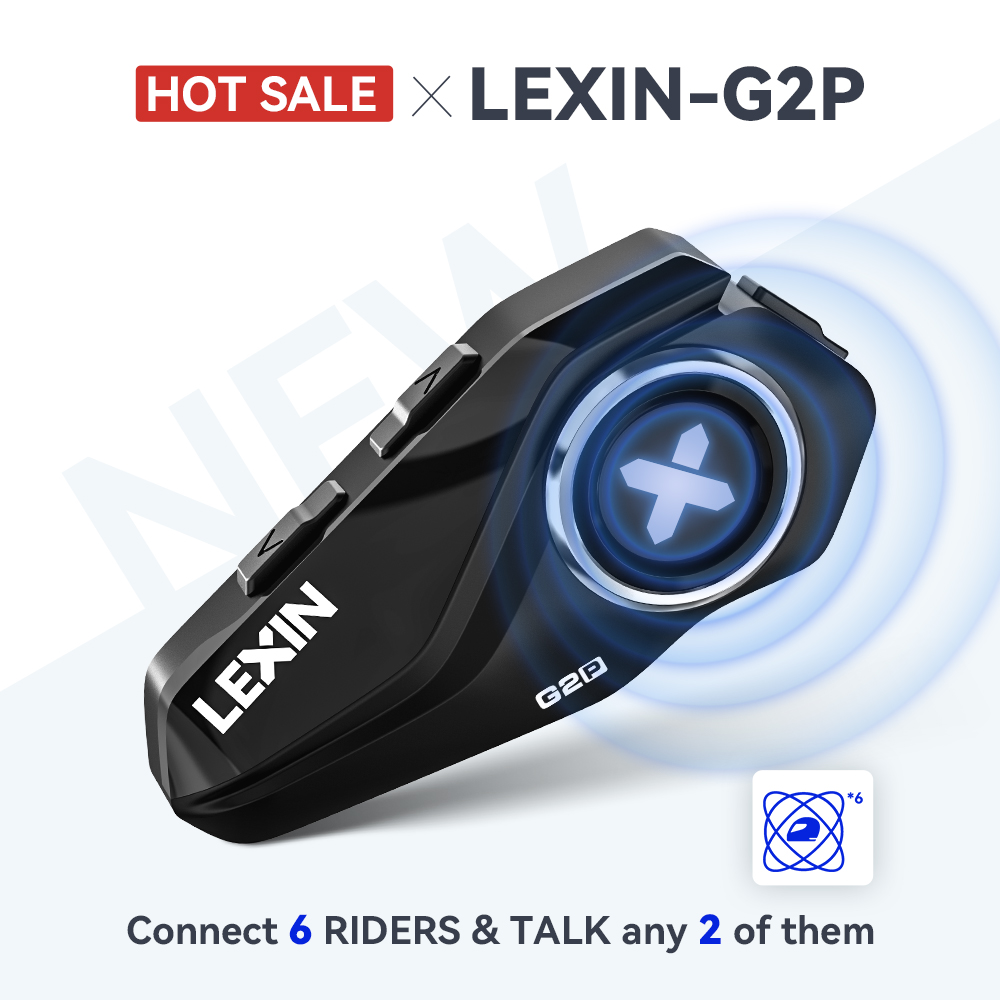 Lexin G2P دراجة نارية إنترفون  - مراجعة Full Face Motorcycle Helmet With Bluetooth وسعره